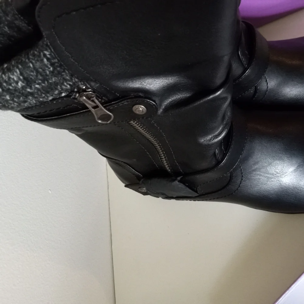 Sean Alan Black Skyler Boots-NIB-comes in box - Size:10